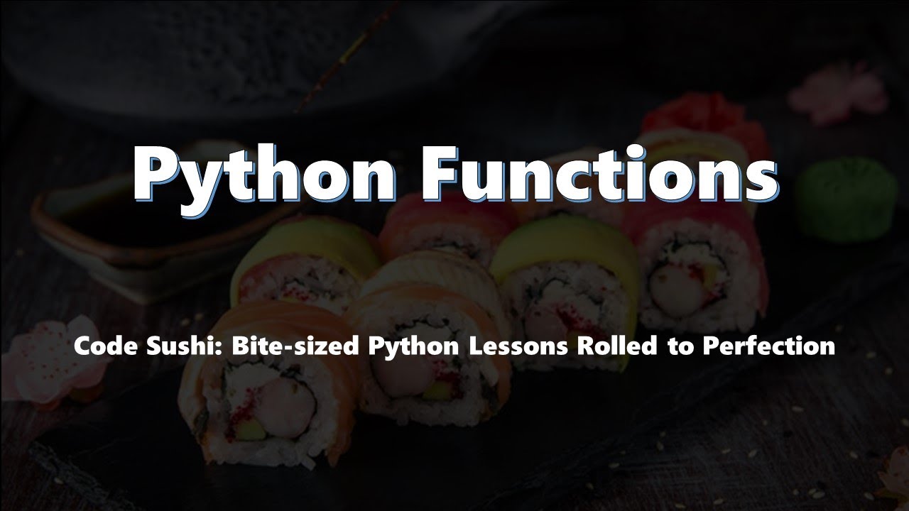 Python Functions - YouTube