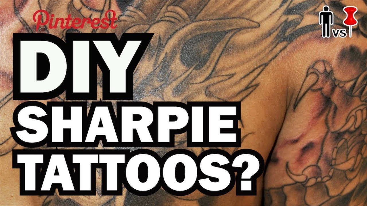 DIY Sharpie Tattoos? - Man Vs. Pin #20