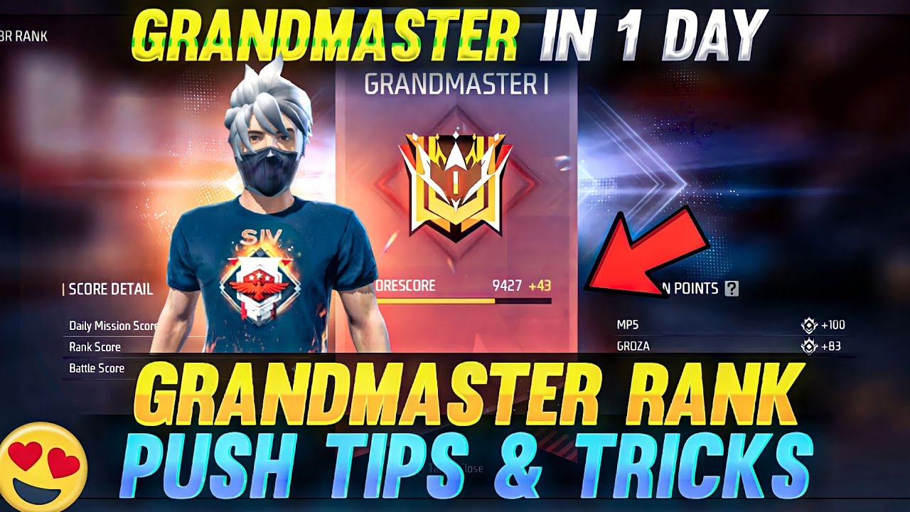 Grandmaster rank push tips | How to push rank in free fire | Solo rank ...