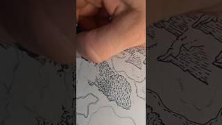 Map Making Tip: Fantasy Forest (and how to fix a mistake!) #fantasymap #art #drawing #fantasyartist