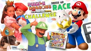 FGTEEV COSTUME CHALLENGE !! Nintendo Puzzle &amp; Dragons Super Mario Bros