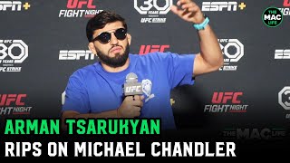 Arman Tsarukyan: 'Michael Chandler has worst IQ in UFC. Why miss 1000 punches and lose fight?'