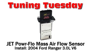 JET Powr-Flo Mass Air Flow Sensor: 2004 Ford Ranger XLT Install