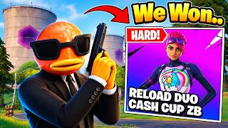 Winning The Duo reload Cash Cup.. (Zero Build)