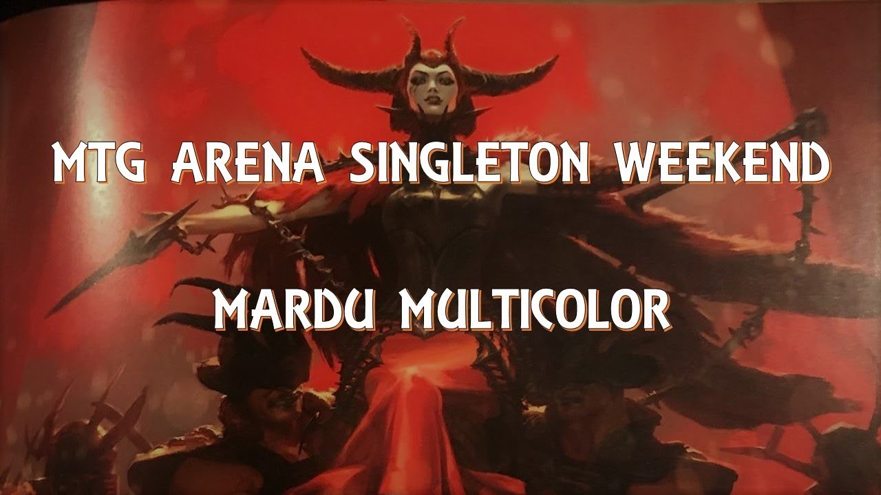 MTG Arena: Турнир в формате Singleton на Mardu Multicolor колоде
