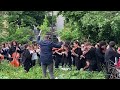 Concert improvis du cosu devant la sorbonne  7 mai 2024