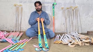 Amazing Process Of Making Wooden Hocky Stick|Mass Production Process|