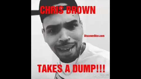 CHRIS BROWN TAKES A DUMP - "Hope The Water Don't Touch My Dick"
