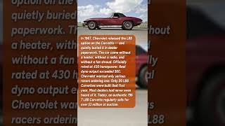 GM Tried to Hide This Corvette Engine in 1967 #shorts #automobile #cars