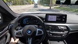 2023 BMW 530e Hybrid! POV Driving Impressions!
