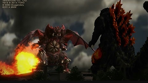 Burning Godzilla vs Destroyah - Godzilla ps4