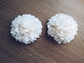 How to Make Small Tissue Paper Flower - Simple tutorial for how to make tiny tissue paper flowers