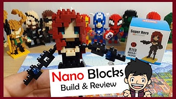 Black Widow NANO BLOCK BUILD AND REVIEW