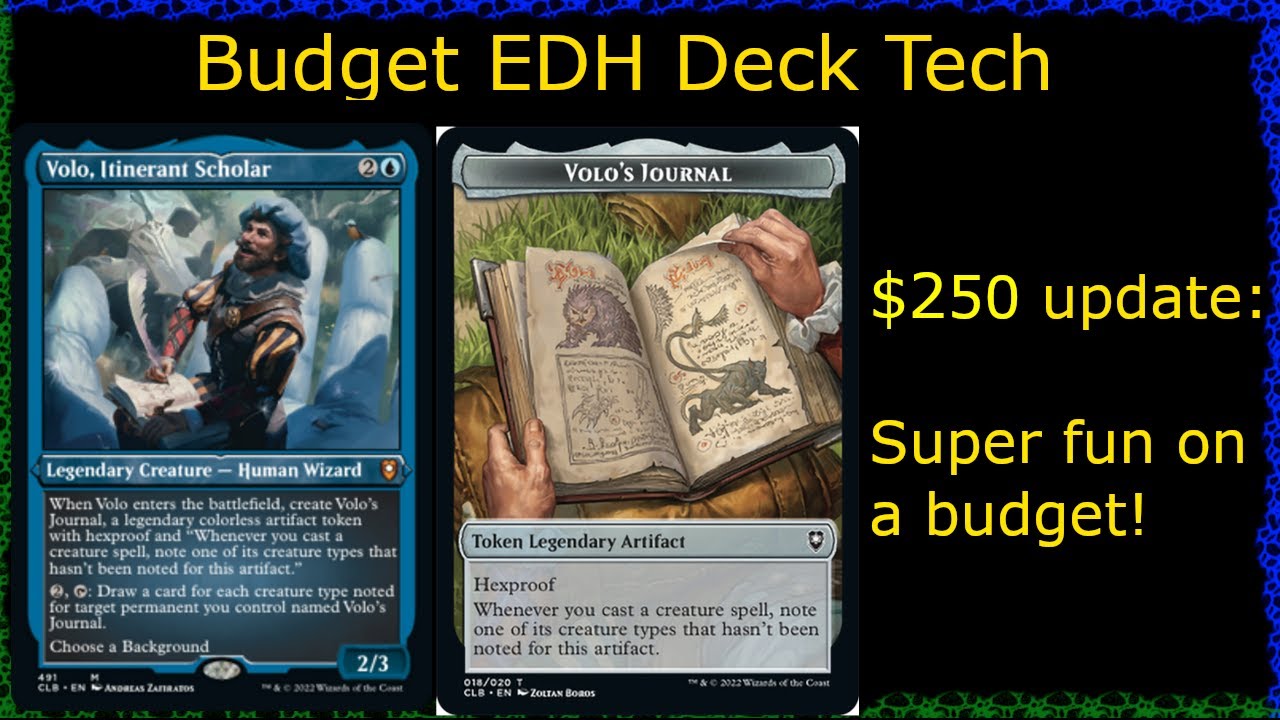 Magic the Gathering | Volo, Itinerant Scholar $250 Budget EDH Deck Tech JAJAM league 
