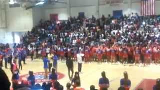 Plantation High Boys Step Team 2013 Fall Pep Rally