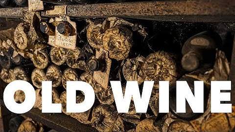 Is OUDE WIJN beter? - Wat gebeurt er als wijnen in kelders worden gelegd en rijpen?