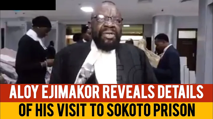 Aloy Ejimakor Reveals Details of His Visit to Nnamdi Kanu in Sokoto Prison