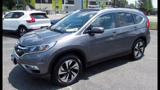 *SOLD* 2016 Honda CRV Touring AWD Walkaround, Start up, Tour and Overview