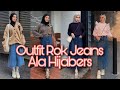 Outfit rok jeans ala hijabers  tampil cantik dan kece  link produk cek di deskripsi yaa 