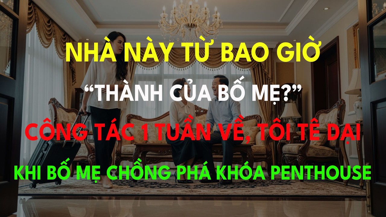 Nhà Này Từ Bao Giờ Thành Của Bố Mẹ?” Công Tác 1 Tuần Về, Tôi Tê Dại Khi Bố Mẹ Chồng Phá Khóa...
