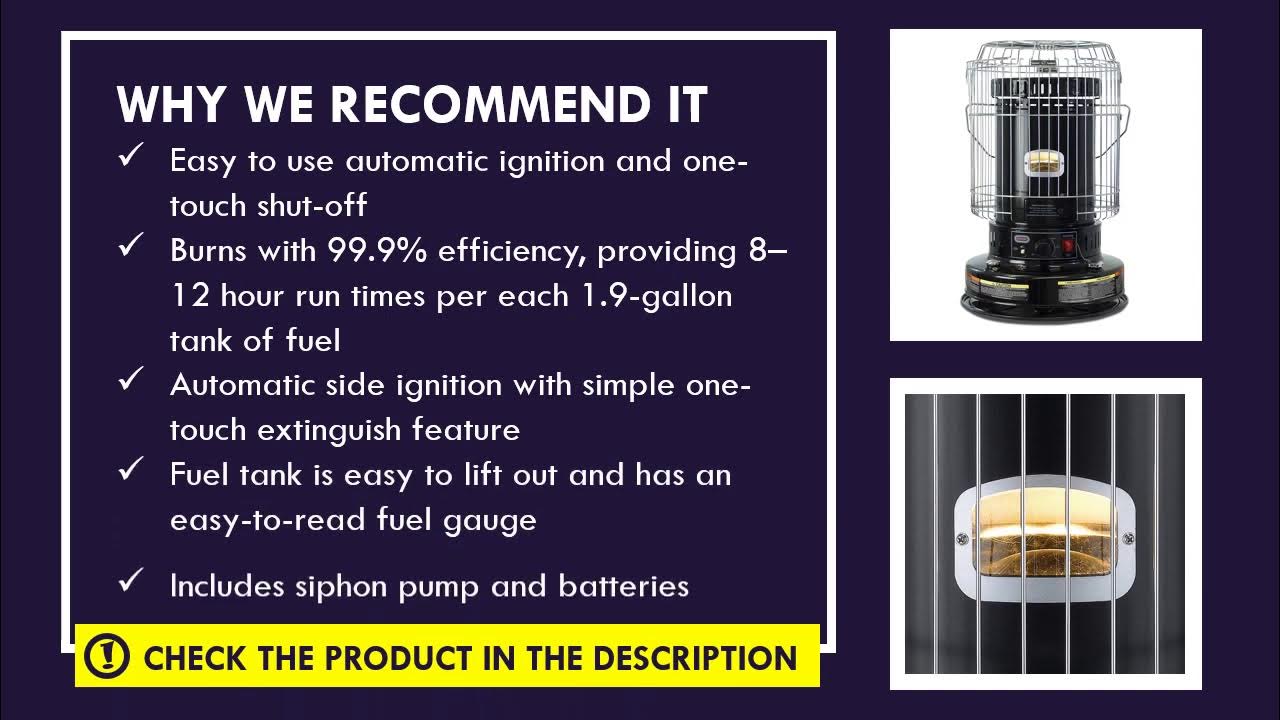 DynaGlo WK24BK Indoor Kerosene Convection Heater Review Best