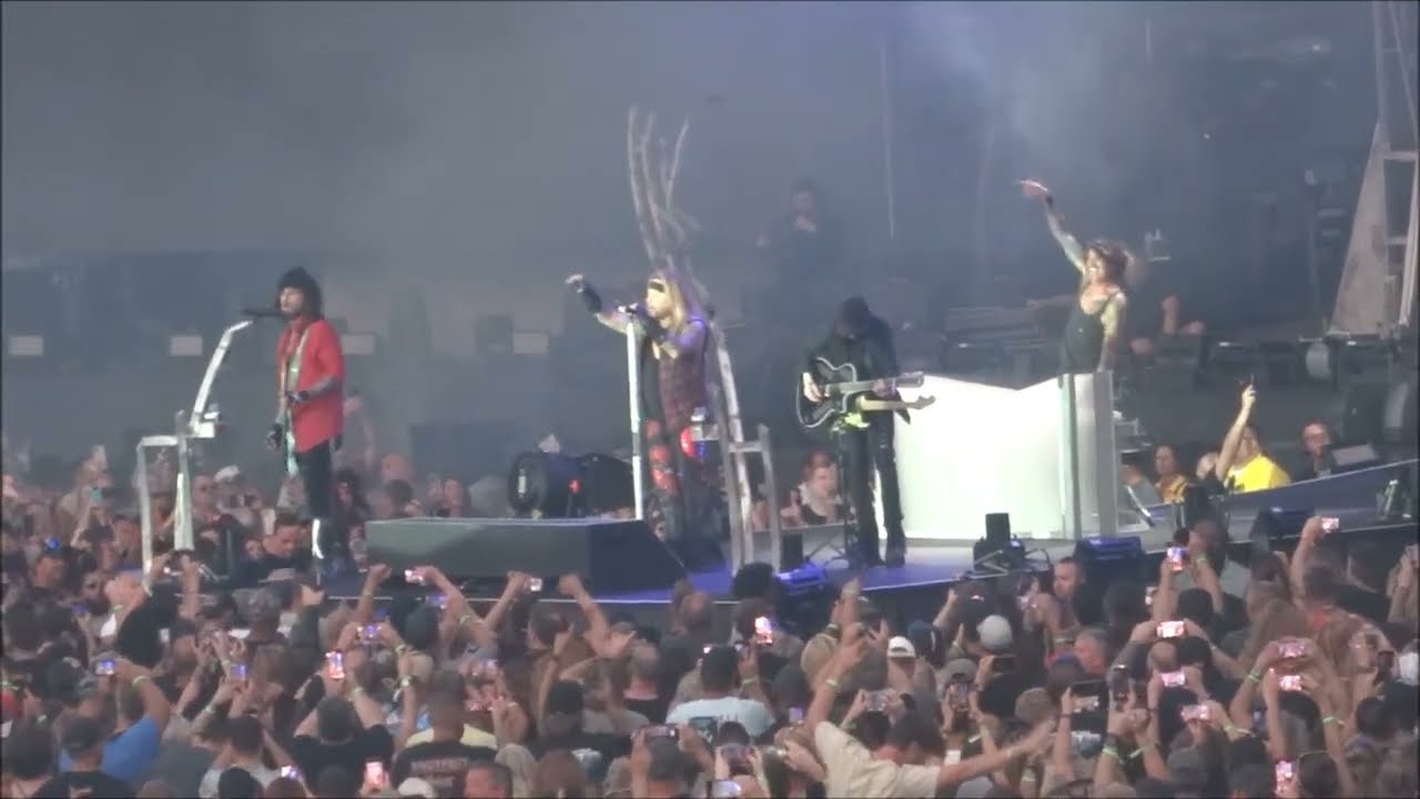 Motley Crue performs Home Sweet Home at Highmark Stadium in Orchard Park, N...