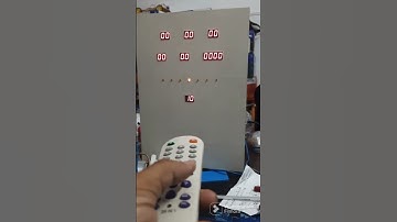 Diy remote control clock with date, week, month and year #viral #diy #viralshorts