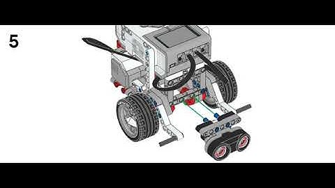 Lego Mindstorms Ev3 Building Instructions Ultrasonic Sensor Driving Base   Robot Educator 45544
