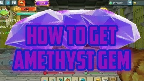 How to get Amethyst Gem In Skyblock | Blockman Go