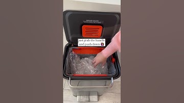 This amazing trash compactor garbage can is now 24% off link in comments to shop ✨🤩 #homehacks