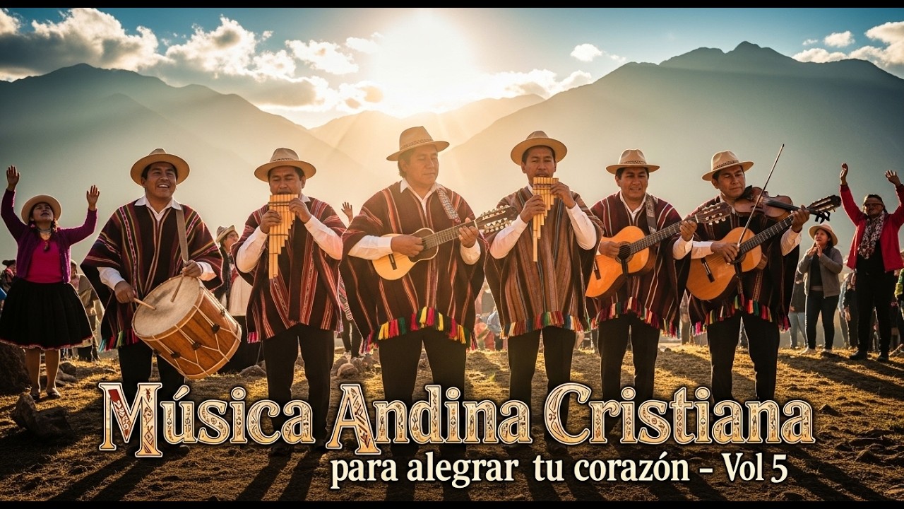 Cover Música Andina Cristiana para Alegrar tu Corazón - Vol 5 | Alabanzas Andina
