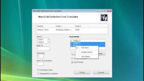 MarcEdit Delimited Text Translator