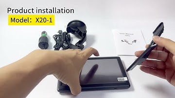 X20-1 7 inch gps navgation Use video
