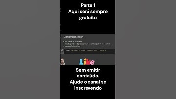 Python | List Comprehension aula 1 #python #programação #programacao #dev #software
