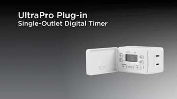 49789: UltraPro Plug-in Single-Outlet Digital Timer Operation