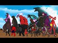 GODZILLA, KING KONG,SIREN HEAD, HULK, VENOM, MUTO: Size Comparison 2021 / ANIMATION