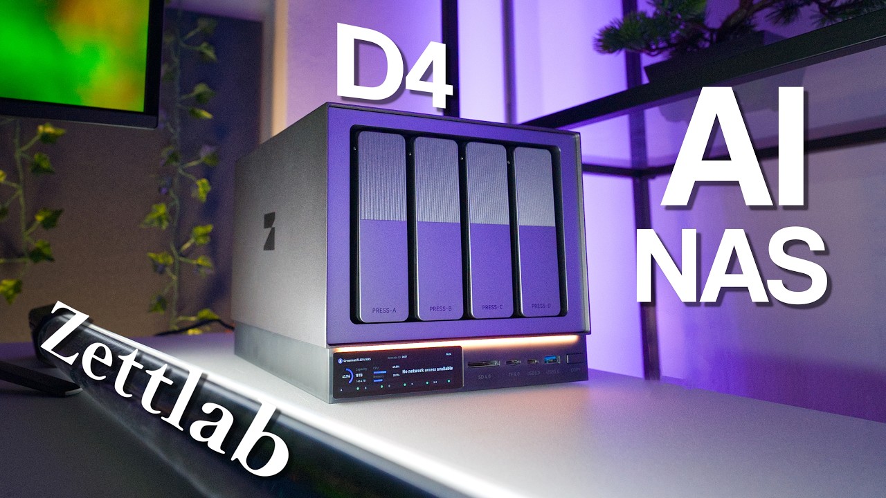 Is Zettlab D4 The AI NAS To Beat? - YouTube