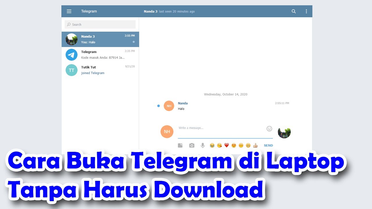 CARA MEMBUKA TELEGRAM DI LAPTOP TELEGRAM WEB YouTube cara-membuka-telegram-di-laptop-telegram-web-youtube