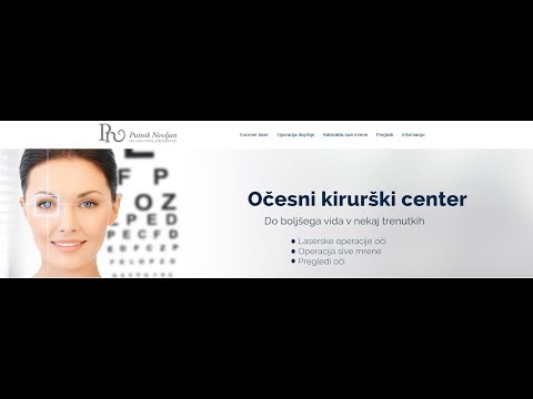 Dr. Dušan Pušnik - oftalmolog - operacija oči