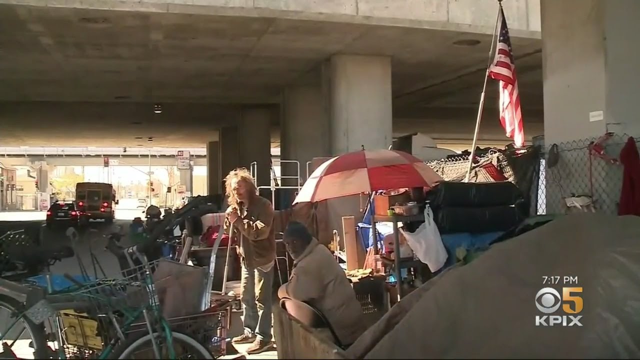 W. Oakland Residents Shocked To Find City-Sanctioned' Homeless Encampment' In Their Neighborhood - YouTube