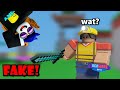 I created a FAKE Bedwars game.. and FORCED youtubers to play it (Roblox)