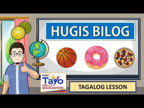 BILOG || HUGIS BILOG || MGA BAGAY NA HUGIS BILOG || BILOG - CIRCLE TAGALOG LESSON || BILOG SONG