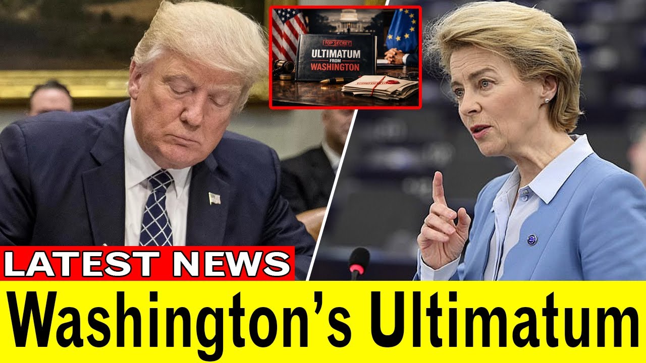 No Escape for Ursula: Washington’s Ultimatum Shakes Europe’s Power Core