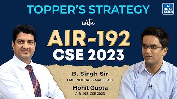 How to stay dedicated in UPSC CSE Preparation? | Rank 192 Mohit Gupta Toppers