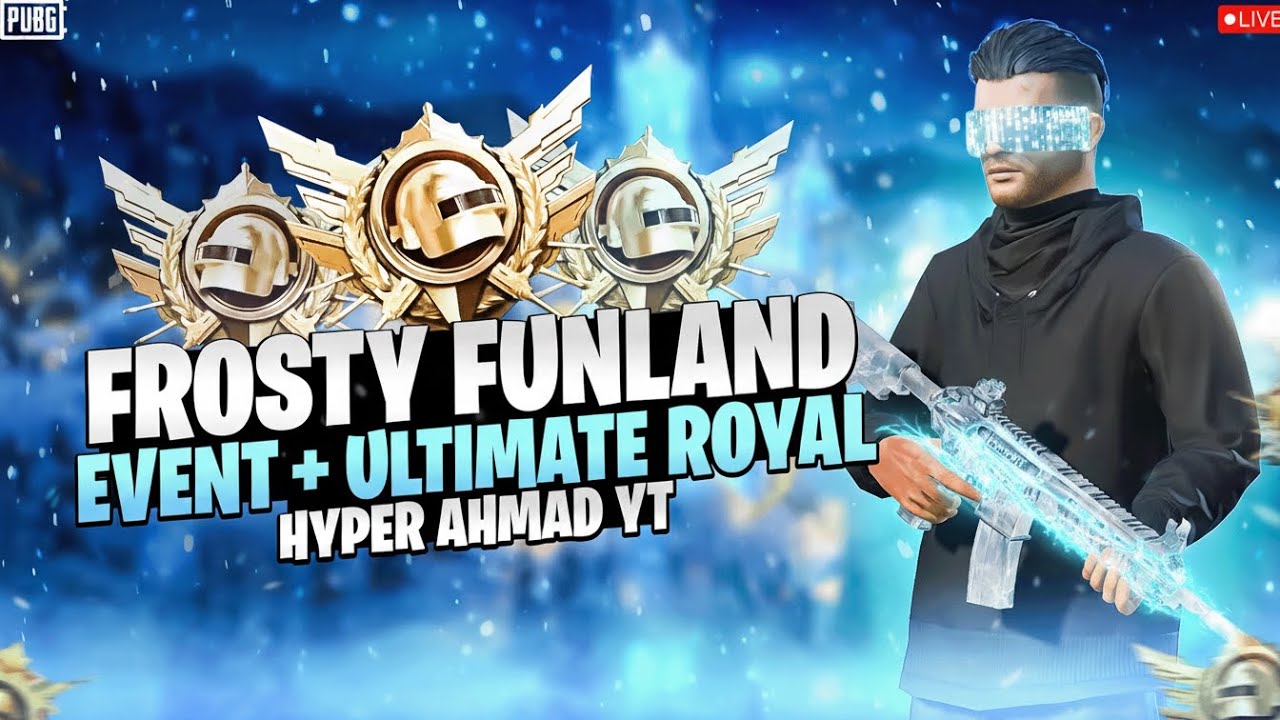 19 STARS DOMINATOR RANK | FROSTY FUNLAND EVENT | PUBG MOBILE | HyperAhmadYT