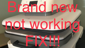 FIXED!!!HTVRONT NOT working out of box!!! Auto press not working manual press beeping