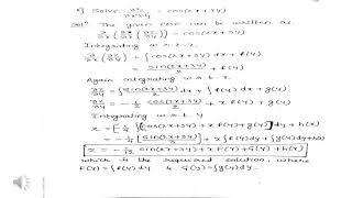 Advanced Calculus And Numerical Methods-18MAT21- Module 3- Partial Differential Equations