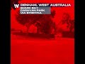 Skies turn haunting red ahead of Tropical Cyclone Narelle