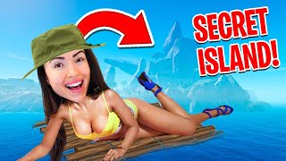 We Found a SECRET ISLAND! (Raft)