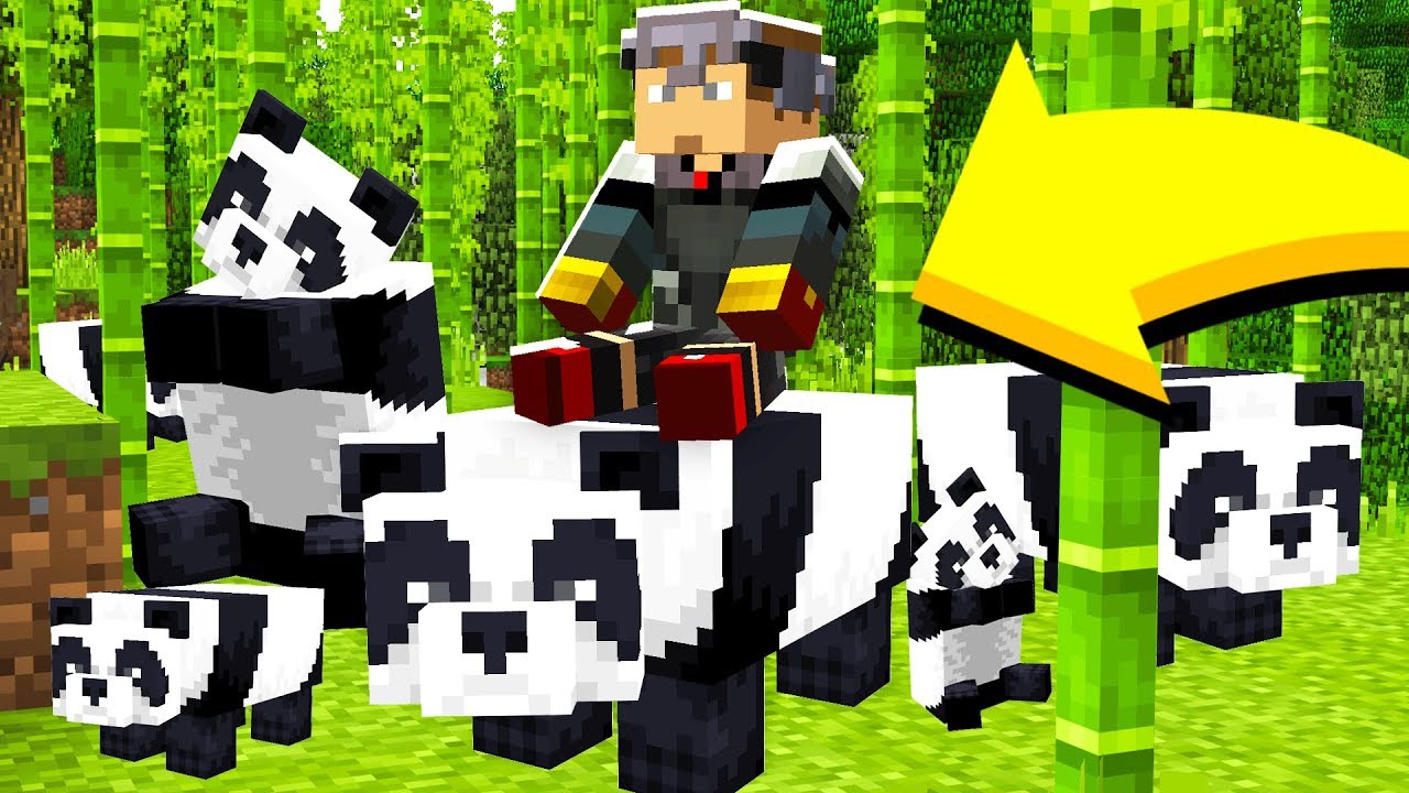 Can You Tame A Dolphin In Minecraft Ps4 How To Tame Ride Pandas Minecraft Addon Mod Youtube
